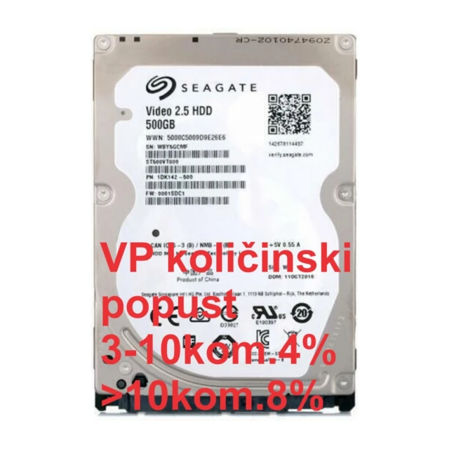 HDD 2.5 ** 500GB ST500VT000 SEAGATE 16MB 5400RPM SATA3 7mm