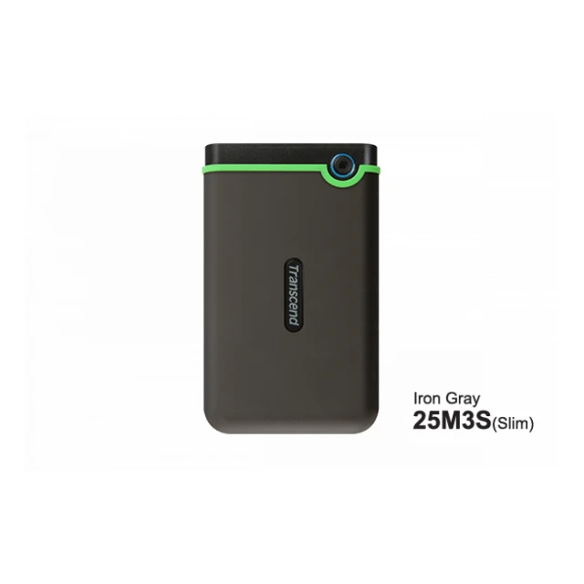 HDD E2.5" Transcend 2TB USB 3.1 TS2TSJ25M3S Anti-shock Iron grey