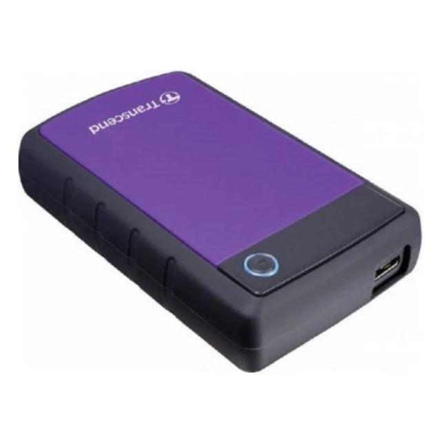 HDD E2.5" Transcend 4TB USB 3.0 TS4TSJ25H3P Anti-shock Black/Purple