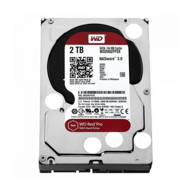 HDD WD 2TB WD2002FFSX 64MB 7200rpm Red Pro