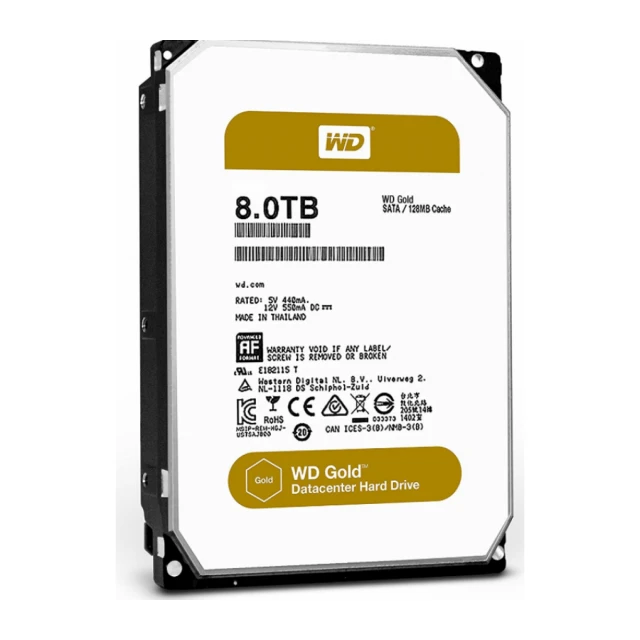 HDD WD 8TB WD8004FRYZ SATA3 7200 256MB GOLD