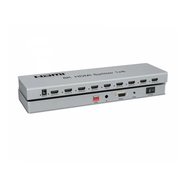 HDMI spliter 1/8 1080P 3D V1.4 aktivni KT-HSP 1.8 Kettz