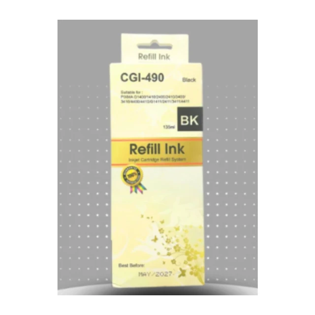 INKJET GI-490 Dopuna Black SINO boja bocica sadrži 130 ml mastila za Canon CNIJ490SC