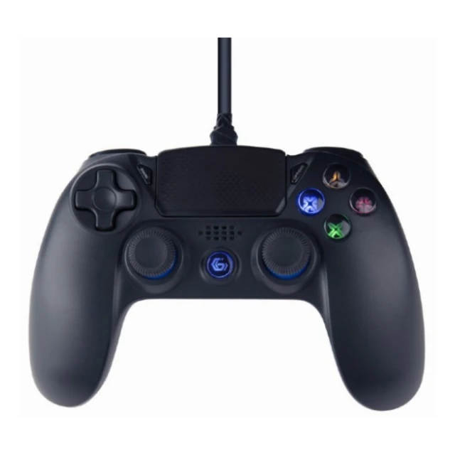 JPD-PS4U-01 Gembird USB 2.0 analog vibration gamepad, PlayStation 4 / PC, 3m black