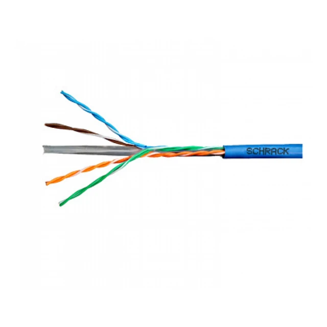 KABAL LAN CAT6 U/UTP SCHRACK 305m 4x2xAWG-23 HSKU423P13 PVC PLAVI