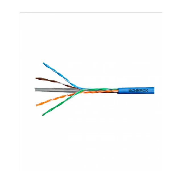 KABAL LAN CAT6 U/UTP SCHRACK HSKU423H15 500M 4X2XAWG-23 300MHZ LS0H PLAVI