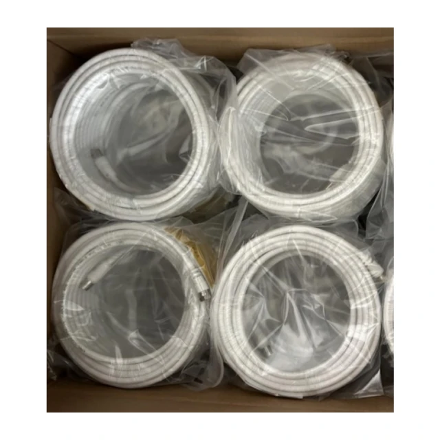 KABL-COAX-RG6/15 white (X553)** koaksialni kabl RG6 konektor F-male/IEC, conduct.18%, 6.5mm 15m