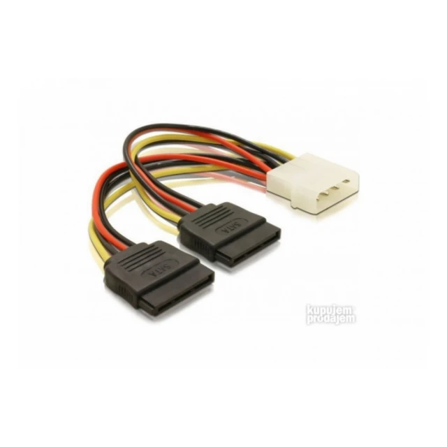 Kabl NEWMB NAPAJANJE Interni Y Racva SATA 0.15m N-YC07 (Molex na 2x SATA)