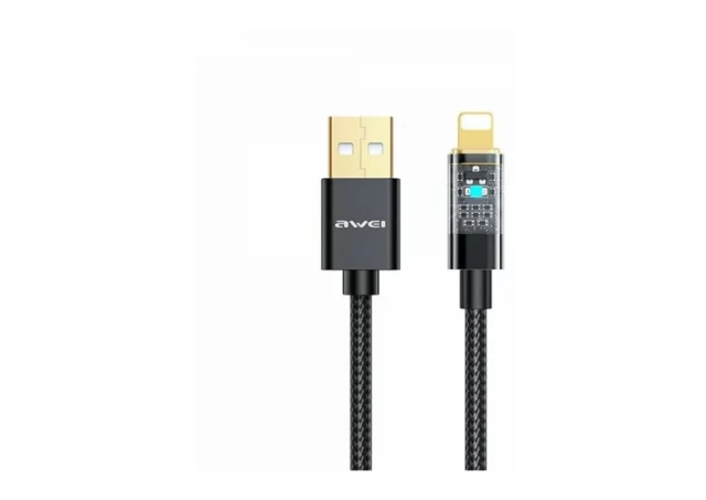 Kabl AWEI 2.0USB na Lightting iPhone 5,6,7 1m crni CL-139L