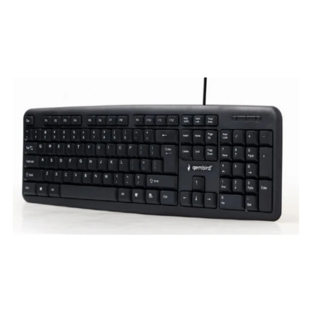 KB-U-103 Gembird Standardna tastatura US layout black USB A