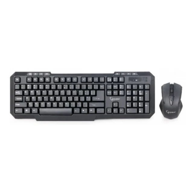 KBS-WM-02 Gembird Gejmerska tastatura US + bezicni mis USB