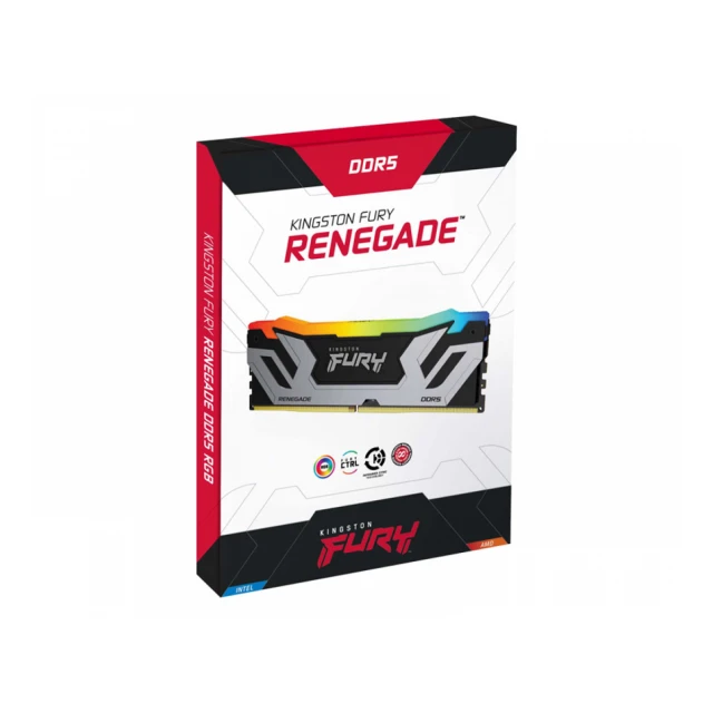 KINGSTON CUDIMM DDR5 48GB (2x24GB kit) 8400MT/s KF584CU40RSK2-48 FURY Renegade Silver RGB XMP 