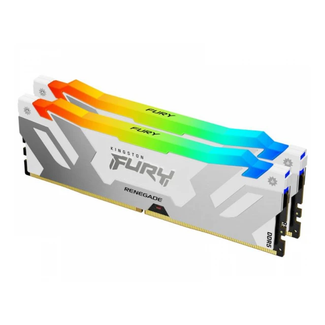 KINGSTON CUDIMM DDR5 48GB (2x24GB kit) 8400MT/s KF584CU40RWAK2-48 FURY Renegade White RGB XMP 