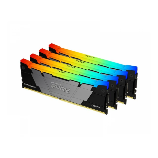 KINGSTON DIMM DDR4 128GB (4x32GB kit) 3200MT/s KF432C16RB2AK4/128 FURY Renegade RGB Black XMP 