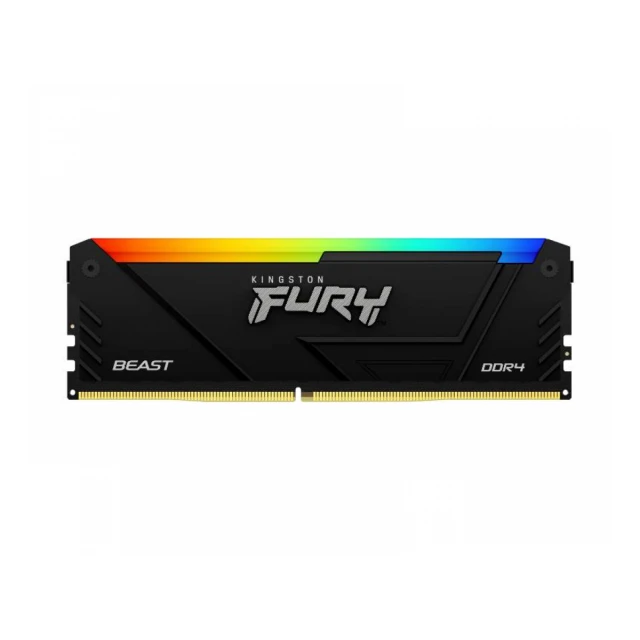 KINGSTON DIMM DDR4 32GB (2x16GB kit) 3200MT/s KF432C16BB12AK2/32 FURY Beast RGB Black 