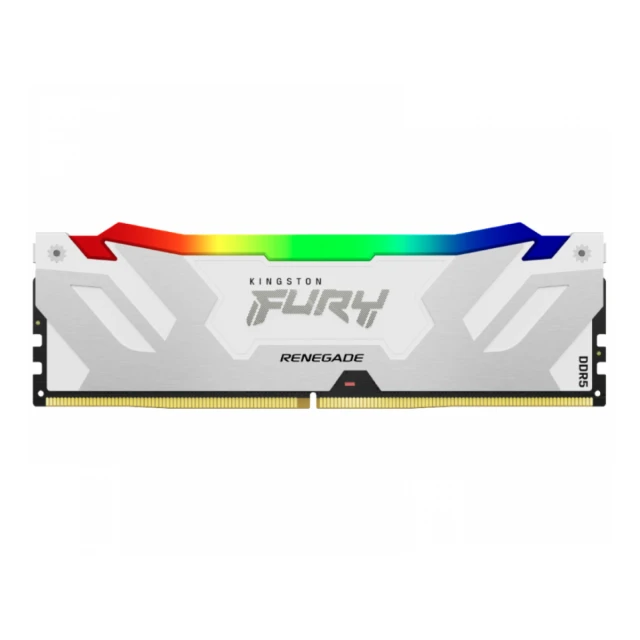 KINGSTON DIMM DDR5 16GB 7600MT/s KF576C38RWA-16 FURY Renegade Silver/White RGB XMP 