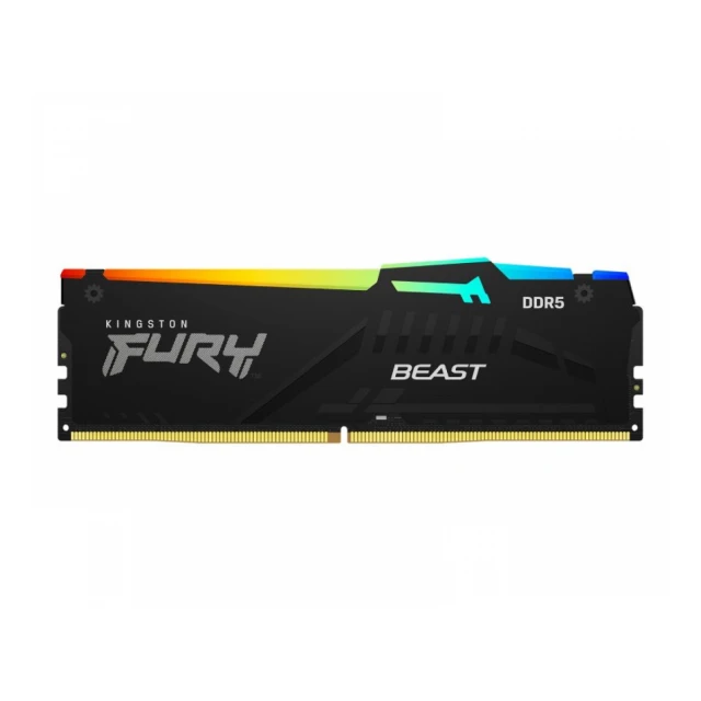 KINGSTON DIMM DDR5 32GB 5600MT/s KF556C40BWA-32 FURY Beast RGB Black XMP 