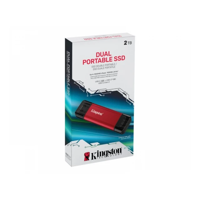 KINGSTON Dual Portable 2TB eksterni SSD SPSD/2TB 