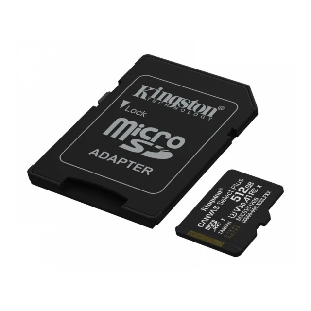 KINGSTON Memorijska kartica U1 V10 SDXC 512GB Canvas Select Plus G3 150R SDCS3/512GB + adapter 