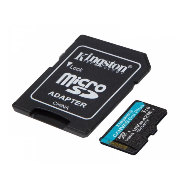KINGSTON Memorijska kartica U3 V30 microSDXC 1TB Canvas Go Plus 200MB/s A2 + adapter SDCG4/1TB 