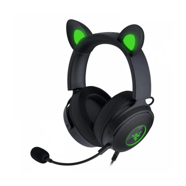 Kraken Kitty V2 Pro - Wired RGB Headset - Black