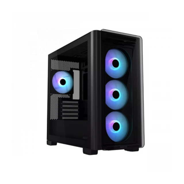 Kućište ASUS A23 PLUS TG ARGB/Micro-ATX/Mini-ITX/kaljeno staklo/no PSU/Crno