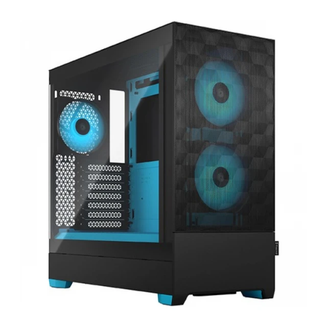 Kućište Fractal Design Pop Air RGB Cyan Core TG Clear Tint, FD-C-POR1A-02