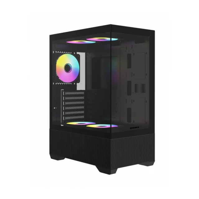 Kuciste Raidmax Infinita I802 Air/Glass/3 x ARGB/Crni/I802ABS