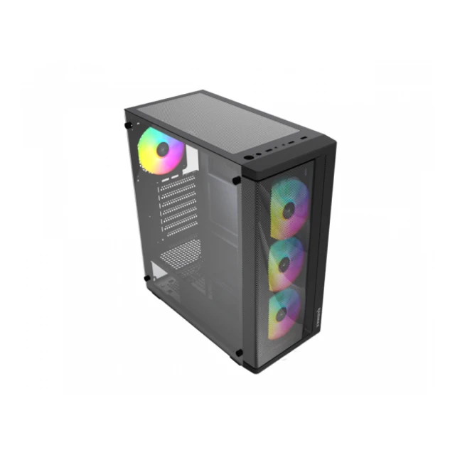 Kućište Raidmax Meshiah X922 S 4xRGB fan/Crni/X922TBS