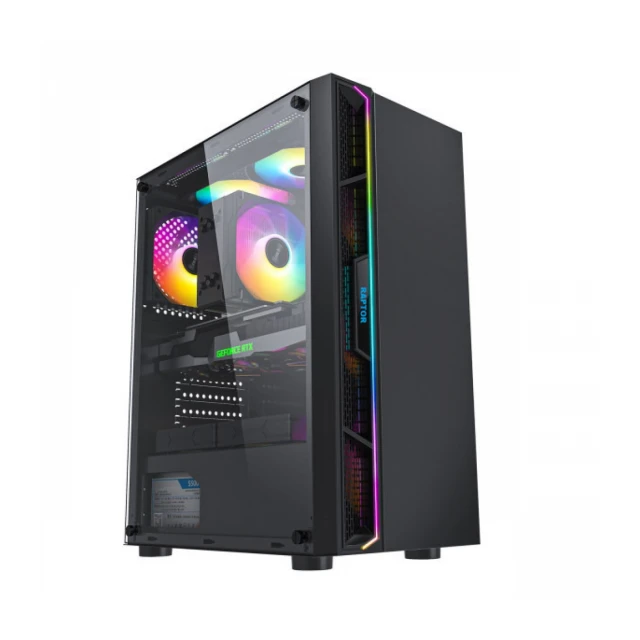 Kućište Raptor Vertos RV600 Black/Window/RGB/NO PSU