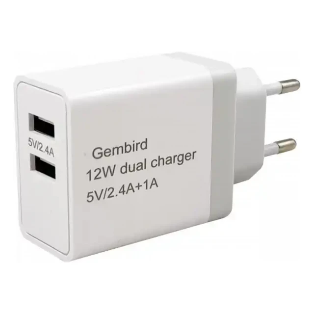 Kućni punjač Gembird NPA-AC26 2xUSB + micro usb kabal 1m