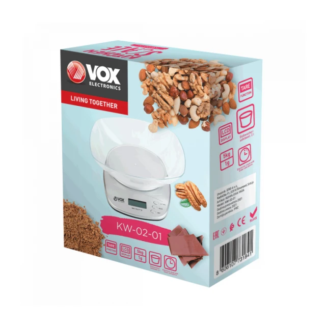 Kuhinjska vaga Vox KW02-01