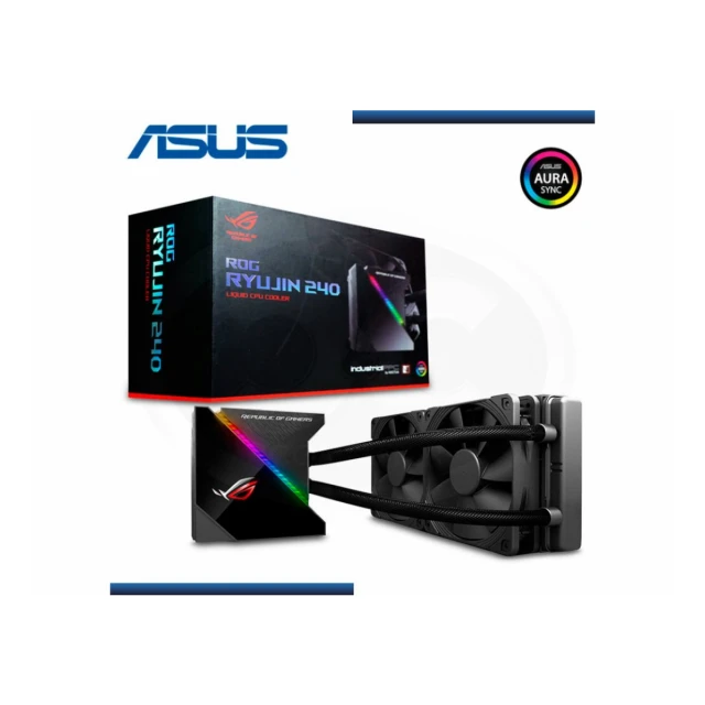 Kuler za PC ASUS RYUJIN 240 RGB/vodeno hlađenje/crna