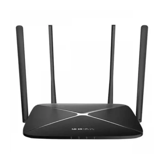 LAN Router Mercusys AC12G v3, 4 x 5dbi WiFi5 Gigabit AC1200 Dual Band Wireless Router (66830)