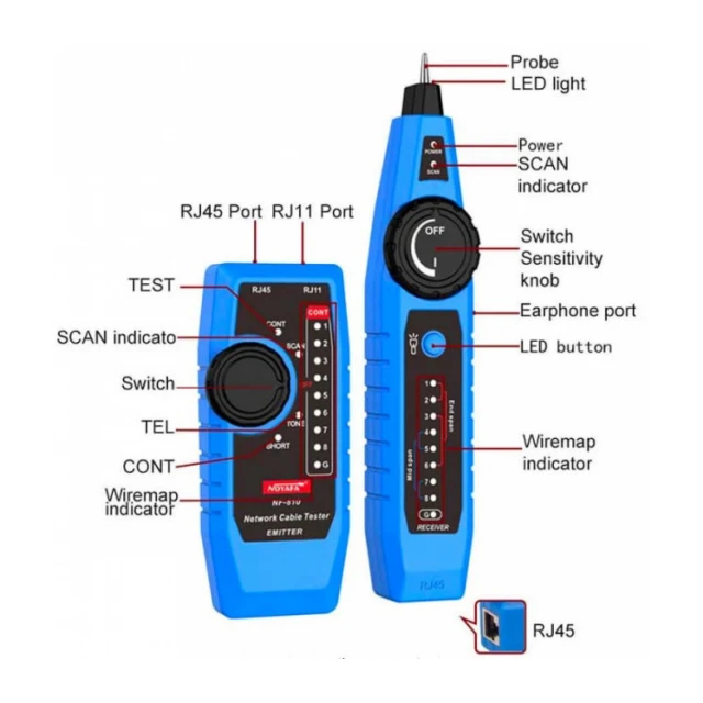 LAN TESTER Noyafa NF-810 I TRAGAC