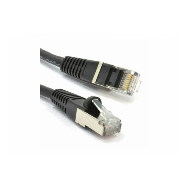 LAN UTP-Kabl E-Green SFTP patch Cat6A 2m crni
