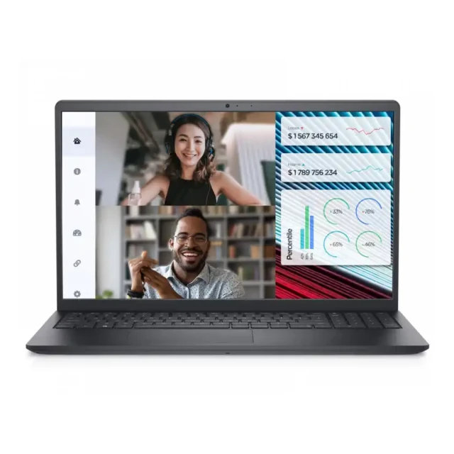 Laptop Dell Vostro 3520 15.6 FHD 120Hz/i3-1215U/16GB/NVMe 512GB/Intel UHD/Black