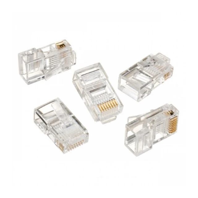 LC-8P8C-001/50 Modular plug RJ45 8P8C 30u CAT5 gold plated, 50 u pakovanju / CENA PO PAKOVANJU