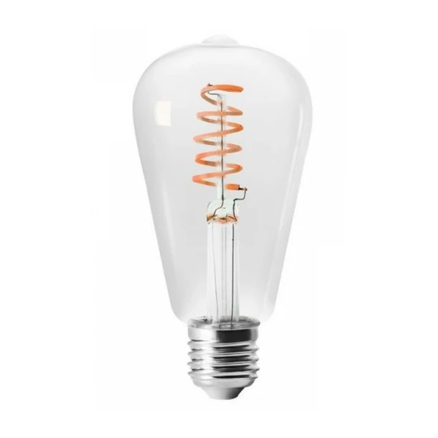 LED FILAMENT E27 4W 2000K ST64 CRVENA