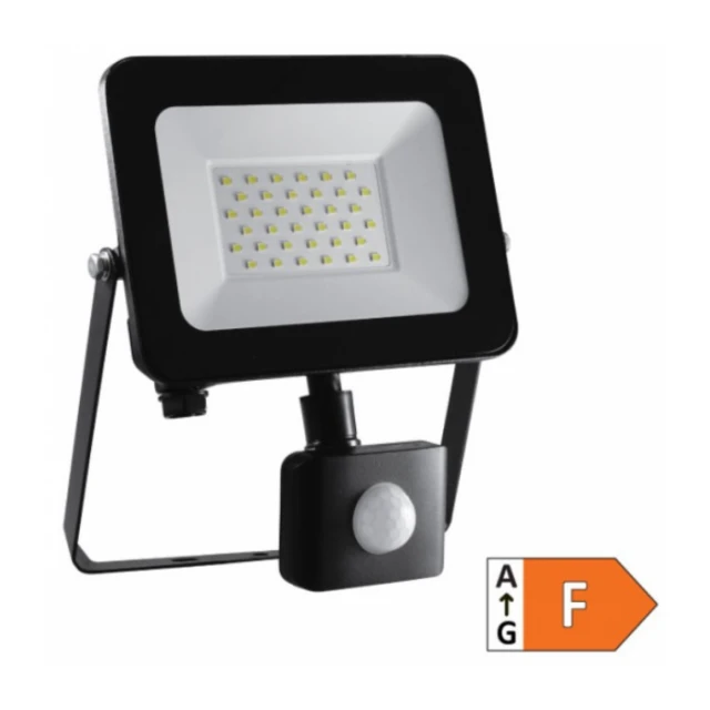 LED reflektor sa PIR senzorom 30W LRF024SW-30W/BK