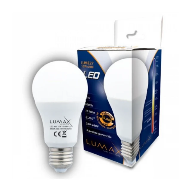 Led sijalica Lumax LUME27-15W 3000K toplo bela