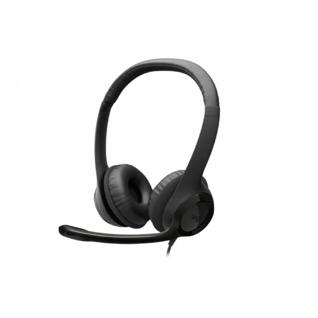LOGITECH H390 Stereo USB-C slušalice sa mikrofonom crne 