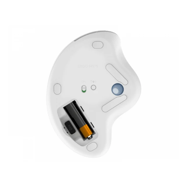 LOGITECH M575s ERGO Bluetooth Trackball Offwhite Blue ball miš 