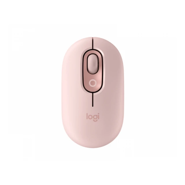 LOGITECH Pop Mouse with Emoji, Rose miš 