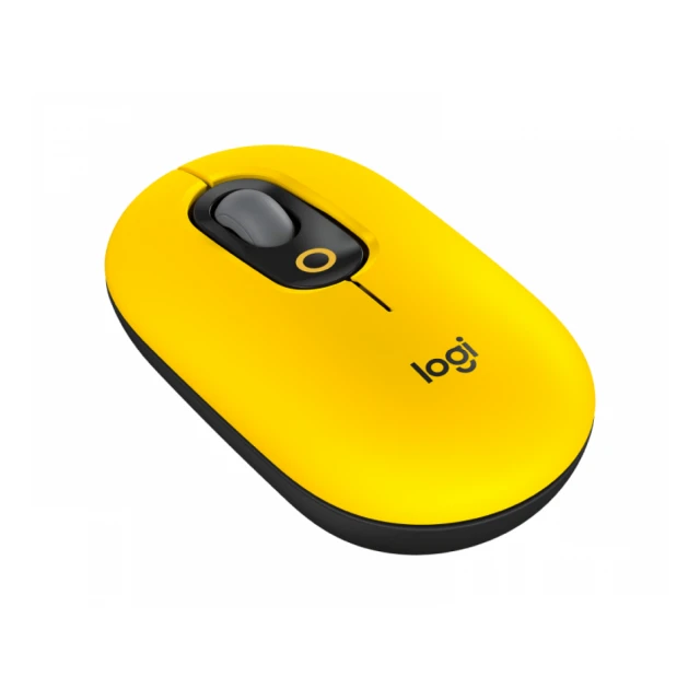 LOGITECH Pop Mouse with Emoji, Blast Yellow miš 