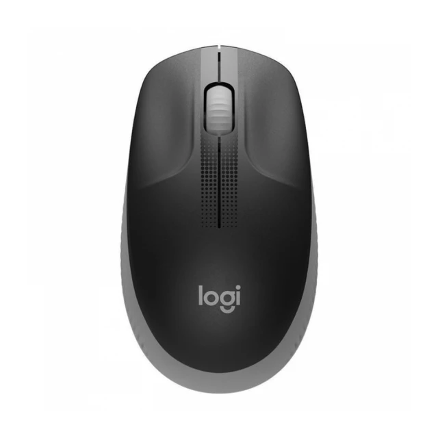 M190 Full Size Wireless Mouse Mid Grey