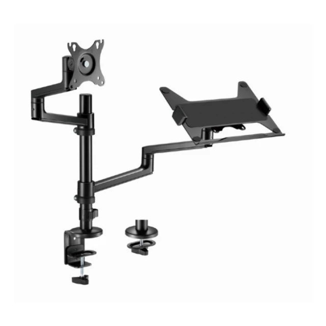 MA-DA-04 Gembird Podesivi stoni drzac za monitor tilt, 17-32 max.8kg + nosac za laptop