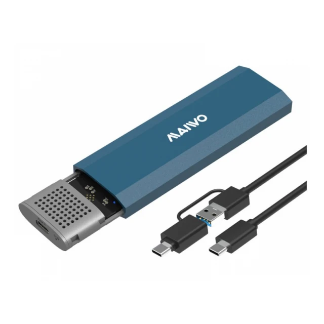 MAIWO Externo Kućište USB-C 3.1 na M.2 NVMe/SATA aluminium, K1690 