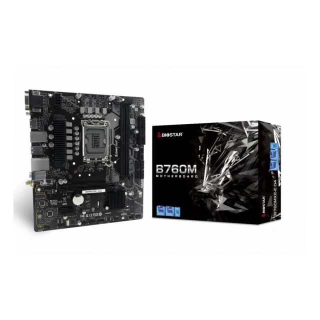 Matična ploča 1700  Biostar B760MX2-E  HDMI/DVI/VGA/M.2/ DDR5