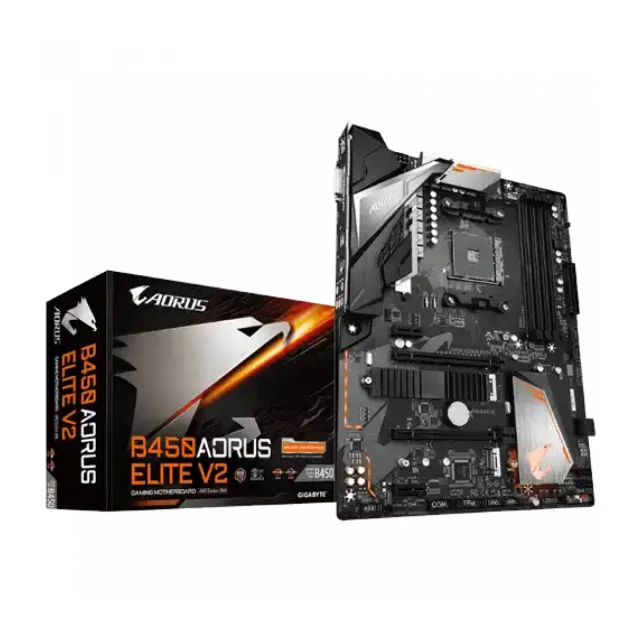 Matična ploča AM4 GIGABYTE B450 AORUS ELITE V2 rev. 1.0 DVI/HDMI/M.2 bulk